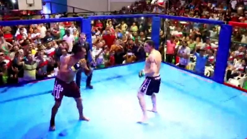 Dva brazilští politici řešili spor o vodní park v zápase MMA